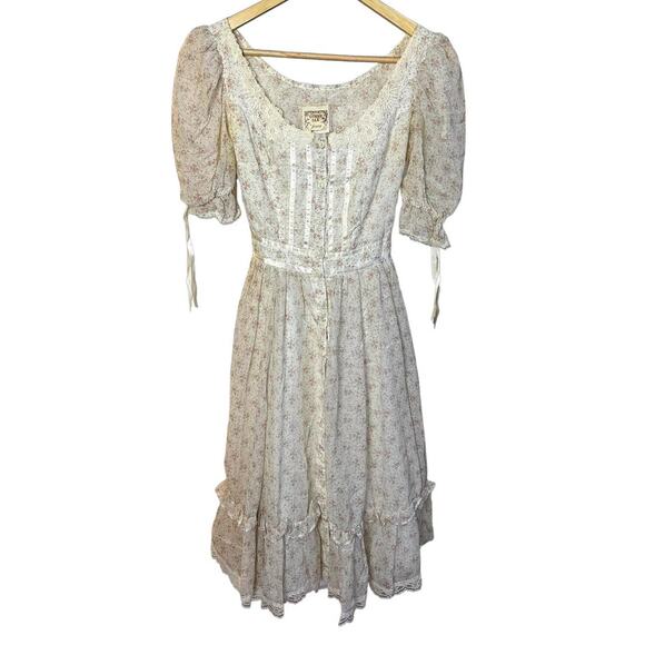 Gunne Sax Dresses & Skirts - Vintage Gunne Sax by Jessica San Francisco Floral Midi‎ Dress Size 7